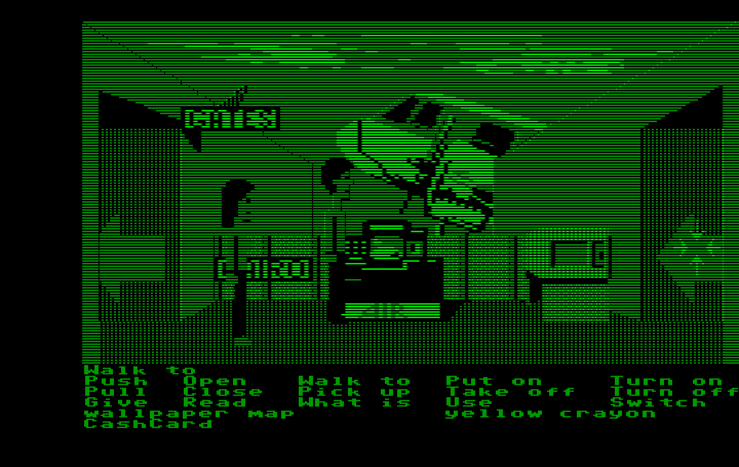 Zak McKracken and the Alien Mindbenders IBM PC/Compatibles Screenshot: Arriving at our destination in Cairo.