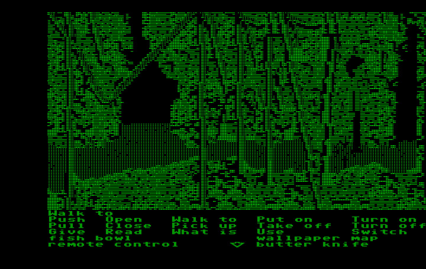 Zak McKracken and the Alien Mindbenders IBM PC/Compatibles Screenshot: Lost in a jungle maze.