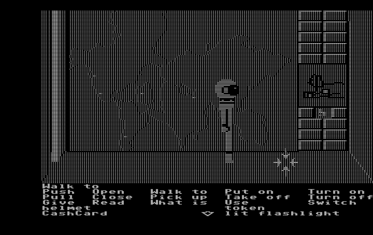 Zak McKracken and the Alien Mindbenders IBM PC/Compatibles Screenshot: Ah, a map room! Very handy!