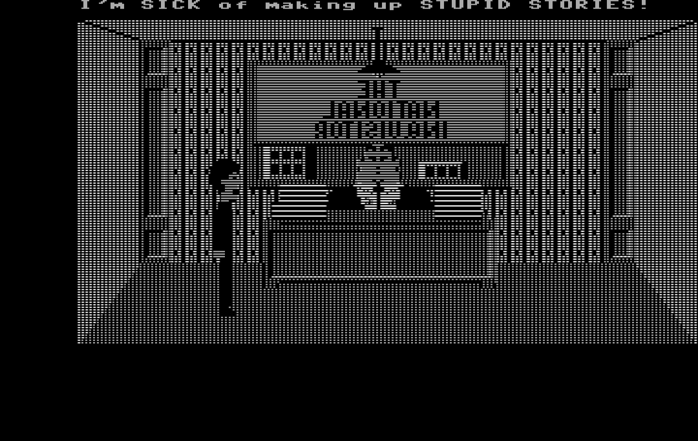 Zak McKracken and the Alien Mindbenders IBM PC/Compatibles Screenshot: Zak doesn't like his job...