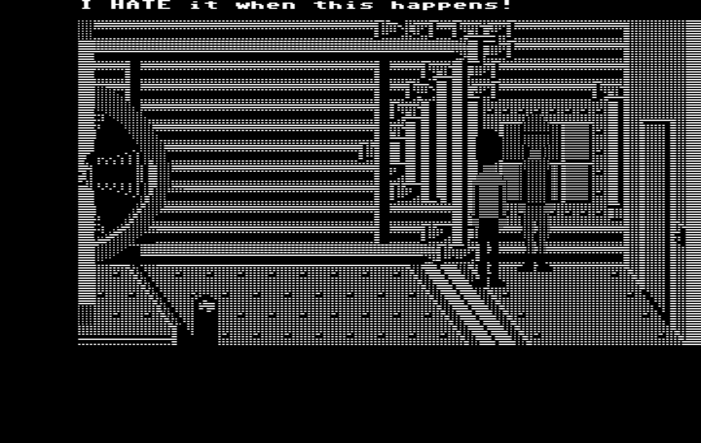 Zak McKracken and the Alien Mindbenders IBM PC/Compatibles Screenshot: Pay attention, you'll need to know this code later...