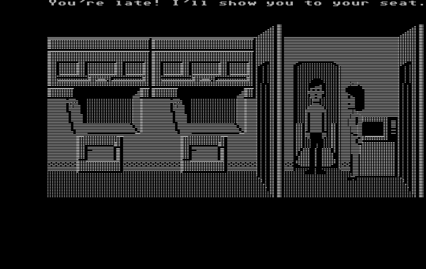 Zak McKracken and the Alien Mindbenders IBM PC/Compatibles Screenshot: Flying to my destination...