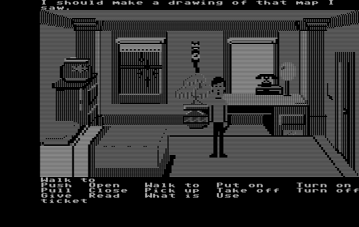 Zak McKracken and the Alien Mindbenders IBM PC/Compatibles Screenshot: The game starts here...