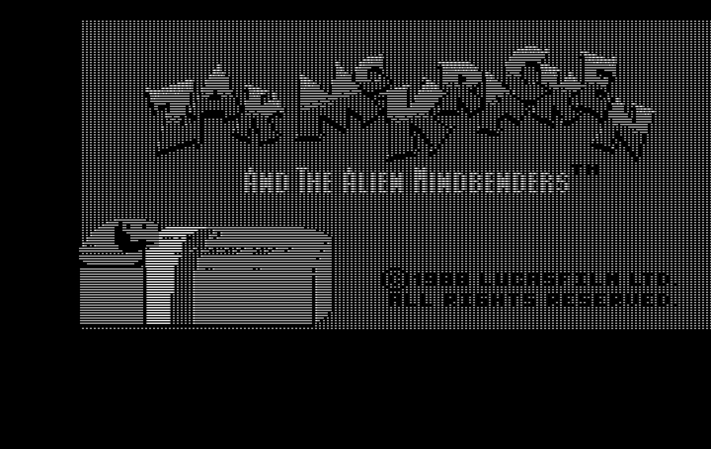 Zak McKracken and the Alien Mindbenders IBM PC/Compatibles Screenshot: Title screen.