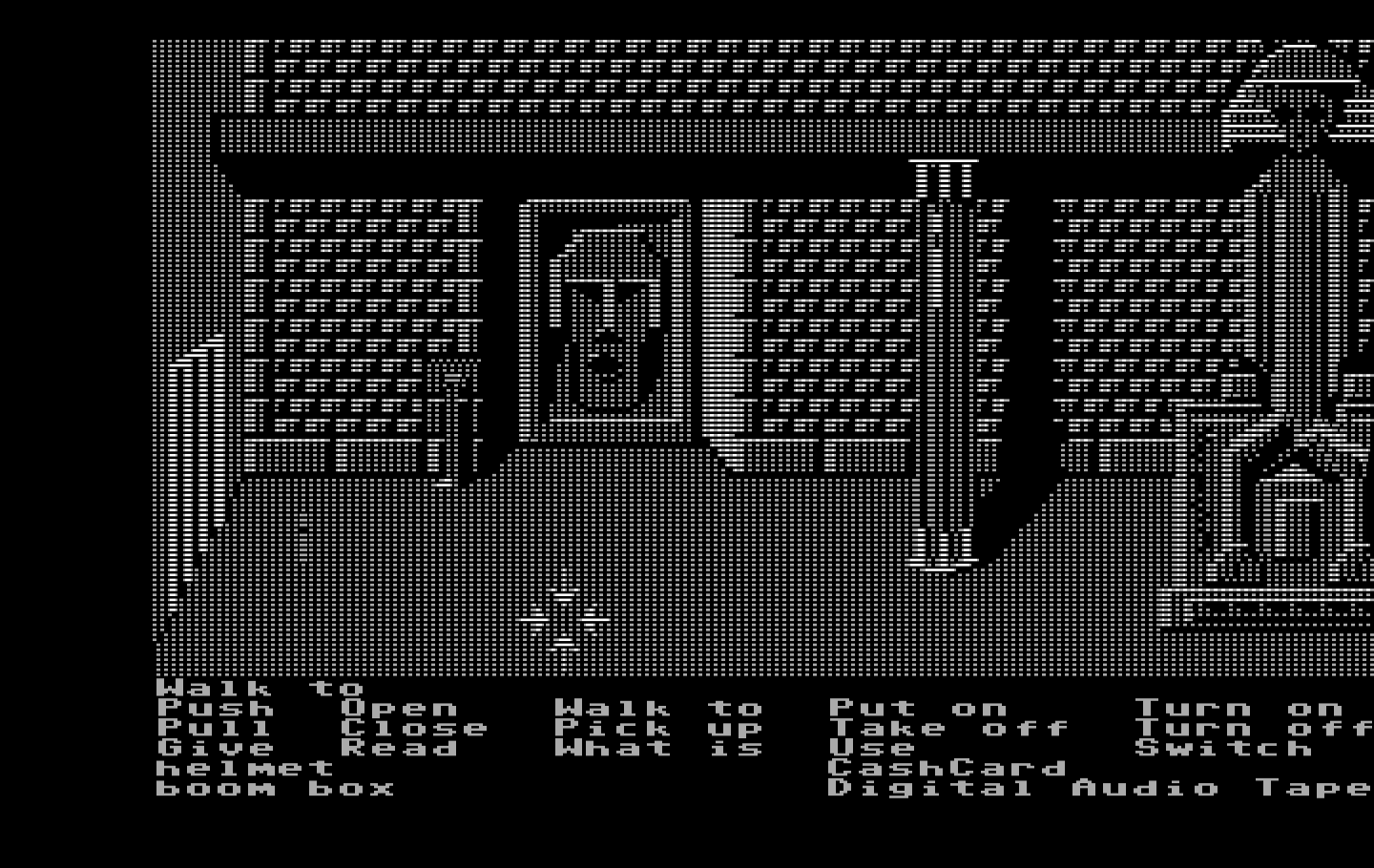 Zak McKracken and the Alien Mindbenders IBM PC/Compatibles Screenshot: The great hall...this room is huge!