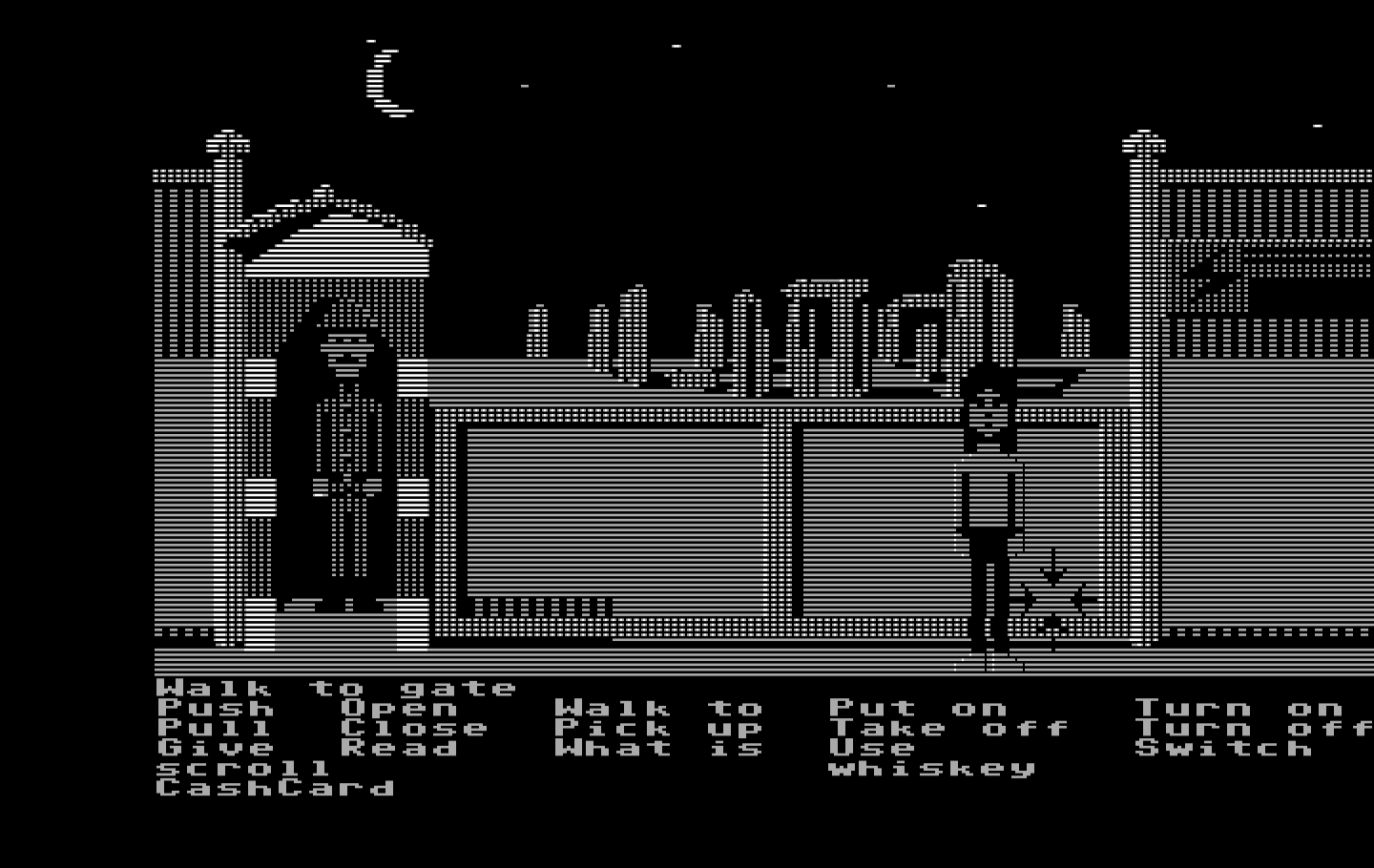 Zak McKracken and the Alien Mindbenders IBM PC/Compatibles Screenshot: Meanwhile, in London Annie visits Stonehenge...