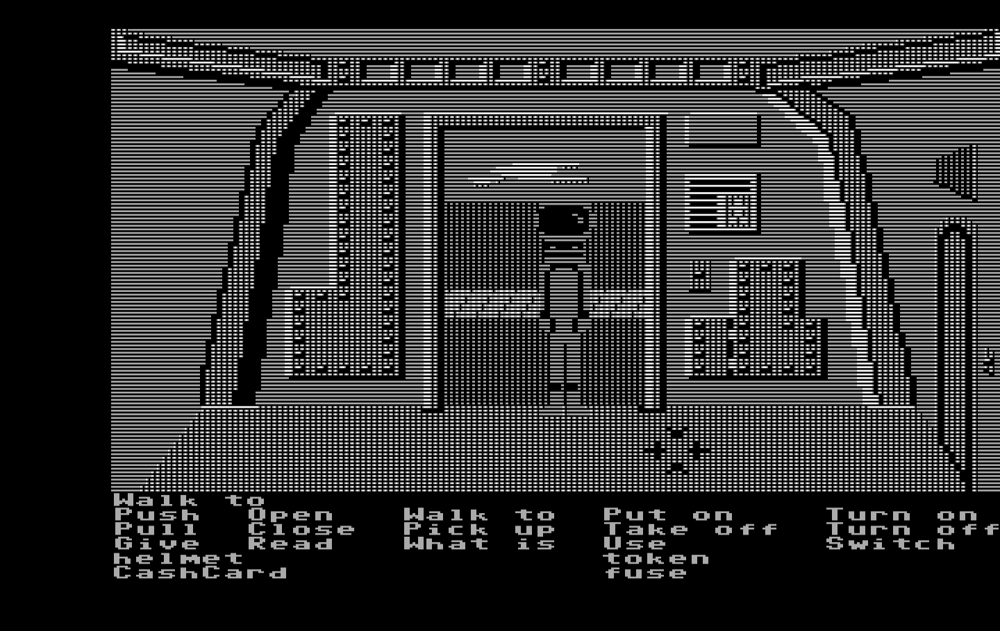 Zak McKracken and the Alien Mindbenders IBM PC/Compatibles Screenshot: Meanwhile, on Mars...