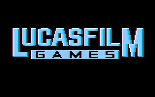 Zak McKracken and the Alien Mindbenders IBM PC/Compatibles Screenshot: Lucasfilm Games logo.