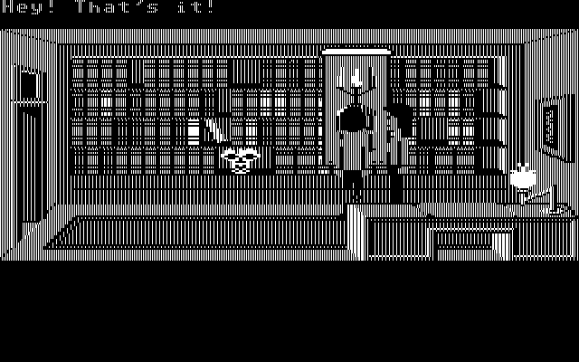 Zak McKracken and the Alien Mindbenders IBM PC/Compatibles Screenshot: A cut scene reveals some more of the story...