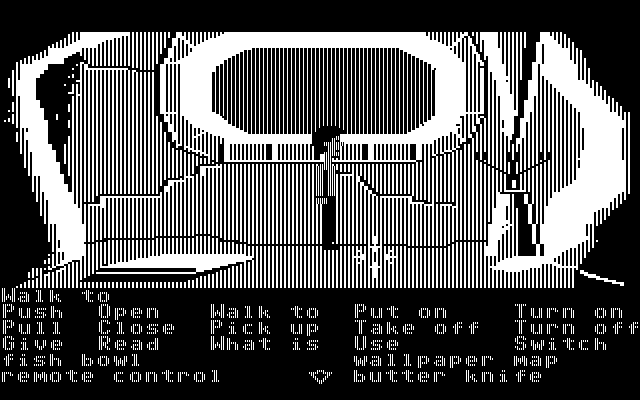 Zak McKracken and the Alien Mindbenders IBM PC/Compatibles Screenshot: Zak explores a cave...