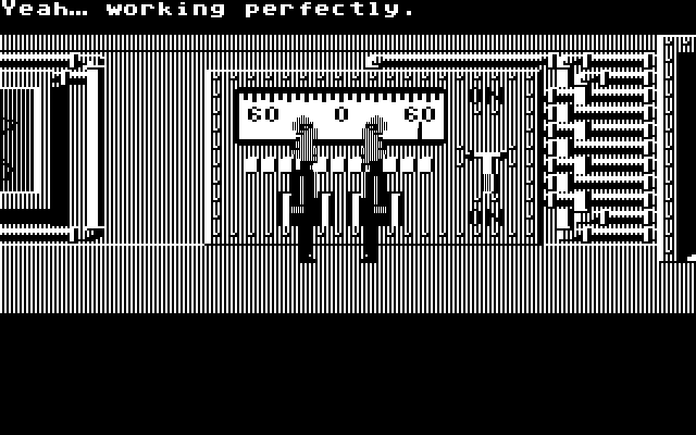 Zak McKracken and the Alien Mindbenders IBM PC/Compatibles Screenshot: Cutscenes show what is going on elsewhere in the game...