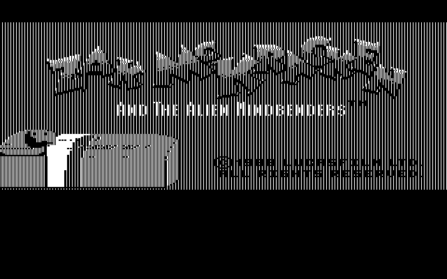 Zak McKracken and the Alien Mindbenders IBM PC/Compatibles Screenshot: Title screen.