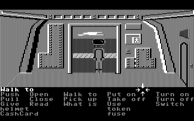 Zak McKracken and the Alien Mindbenders IBM PC/Compatibles Screenshot: Meanwhile, on Mars...