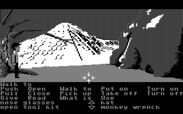 Zak McKracken and the Alien Mindbenders IBM PC/Compatibles Screenshot: Welcome to Seattle!
