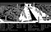 Zak McKracken and the Alien Mindbenders for IBM PC/Compatibles - Entrance to a temple. This is the start of another maze...
