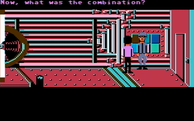 Zak McKracken and the Alien Mindbenders IBM PC/Compatibles Screenshot: Pay attention, you'll need this combination later.