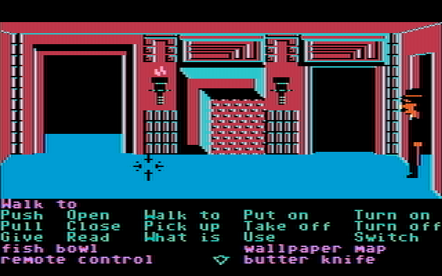 Zak McKracken and the Alien Mindbenders IBM PC/Compatibles Screenshot: Lost in another maze...