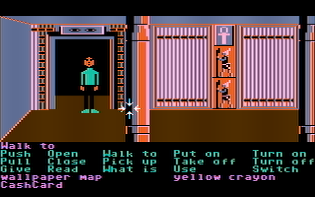 Zak McKracken and the Alien Mindbenders IBM PC/Compatibles Screenshot: You guessed it, it's another maze!