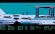 Zak McKracken and the Alien Mindbenders for IBM PC/Compatibles - Swim beneath the sea as a dolphin!