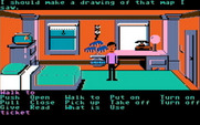 Zak McKracken and the Alien Mindbenders for IBM PC/Compatibles - The game begins with Zak waking from a dream.