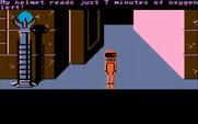 Zak McKracken and the Alien Mindbenders for IBM PC/Compatibles - Uh oh, almost out of oxygen!