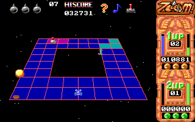 Zoom! IBM PC/Compatibles Screenshot: This board is almost done...