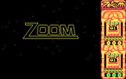 Zoom! for IBM PC/Compatibles - The game title zooms in...