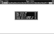 Hometown, U.S.A. for IBM PC/Compatibles - Main menu.