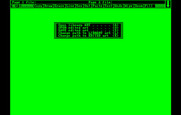 Hometown, U.S.A. for IBM PC/Compatibles - The main menu.