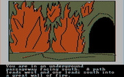 Hi-Res Adventure #4: Ulysses and the Golden Fleece for IBM PC/Compatibles - It's a fire!