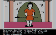 Hi-Res Adventure #4: Ulysses and the Golden Fleece for IBM PC/Compatibles - The castle guard.
