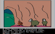 Hi-Res Adventure #4: Ulysses and the Golden Fleece for IBM PC/Compatibles - Building a fire.