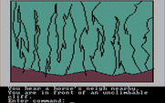 Hi-Res Adventure #4: Ulysses and the Golden Fleece for IBM PC/Compatibles - It's an unclimbable cliff!