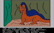 Hi-Res Adventure #4: Ulysses and the Golden Fleece for IBM PC/Compatibles - It's a dragon!