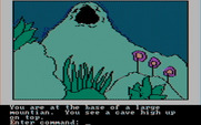 Hi-Res Adventure #4: Ulysses and the Golden Fleece for IBM PC/Compatibles - At the base of a mountain.
