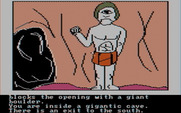 Hi-Res Adventure #4: Ulysses and the Golden Fleece for IBM PC/Compatibles - Trapped by a cyclops!