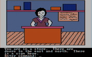 Hi-Res Adventure #4: Ulysses and the Golden Fleece for IBM PC/Compatibles - You can buy some items in the store.