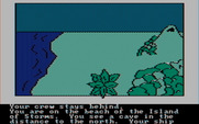 Hi-Res Adventure #4: Ulysses and the Golden Fleece for IBM PC/Compatibles - Landed on an island...
