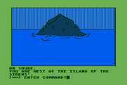 Hi-Res Adventure #4: Ulysses and the Golden Fleece for Atari 8-bit - Approaching the island of the Sirens.