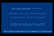 Hi-Res Adventure #4: Ulysses and the Golden Fleece for Atari 8-bit - Title screen (original release).
