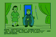 Hi-Res Adventure #4: Ulysses and the Golden Fleece for Atari 8-bit - Congratulations, you won!