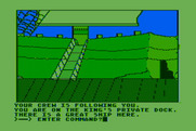 Hi-Res Adventure #4: Ulysses and the Golden Fleece for Atari 8-bit - Time to board a ship...