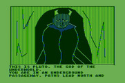 Hi-Res Adventure #4: Ulysses and the Golden Fleece for Atari 8-bit - This is Pluto, god of the underworld.