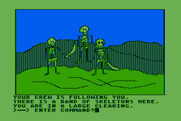 Hi-Res Adventure #4: Ulysses and the Golden Fleece for Atari 8-bit - Uh oh, it's a band of skeletons!