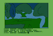 Hi-Res Adventure #4: Ulysses and the Golden Fleece for Atari 8-bit - Wandering through a lush forest...
