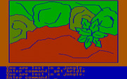Hi-Res Adventure #4: Ulysses and the Golden Fleece for IBM PC/Compatibles - I'm lost in a jungle.