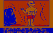 Hi-Res Adventure #4: Ulysses and the Golden Fleece for IBM PC/Compatibles - A cyclops has me trapped!