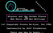 Hi-Res Adventure #4: Ulysses and the Golden Fleece for IBM PC/Compatibles - Title screen.