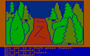 Hi-Res Adventure #4: Ulysses and the Golden Fleece for IBM PC/Compatibles - More forest...