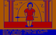 Hi-Res Adventure #4: Ulysses and the Golden Fleece for IBM PC/Compatibles - Can you get past the guard?